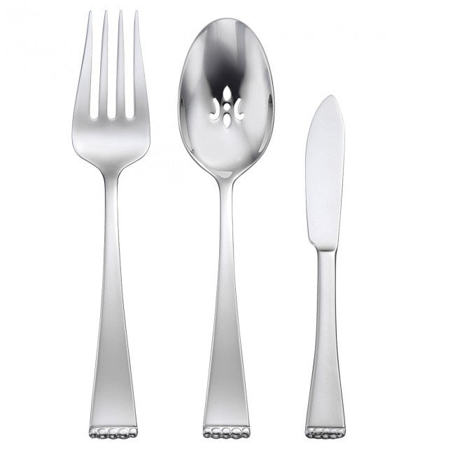 Oneida Classic Pearl 3 Piece Serving Set | Extra 30% Off Code FF30 | Finest Flatware